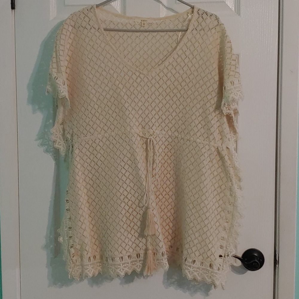 Crochet poncho